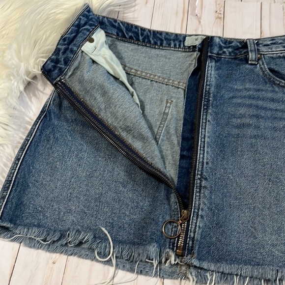 Free People We The Free Denim Skirt Size 27 - Picture 10 of 10